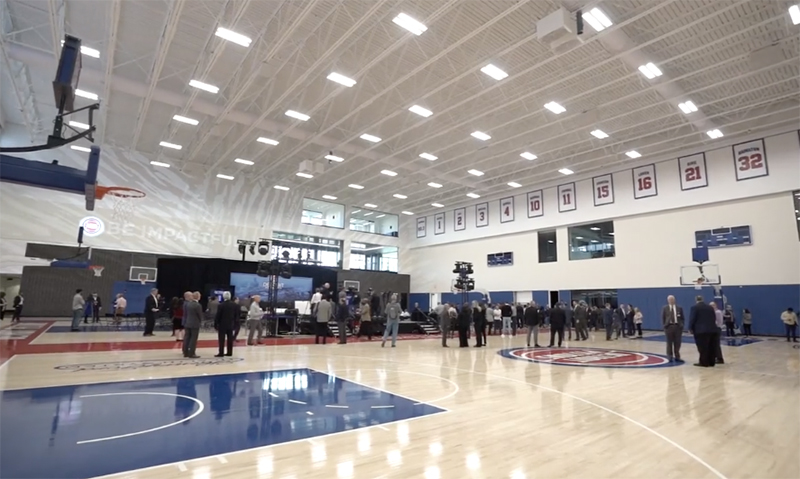 Henry Ford Detroit Pistons Performance Center interior