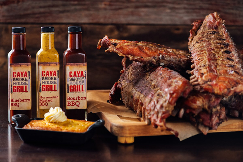 C.A.Y.A. Smokehouse Grill food