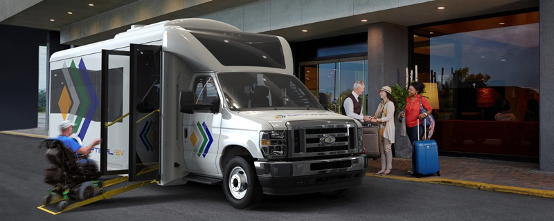 S1LF shuttle bus by Optimal Electric Vehicles