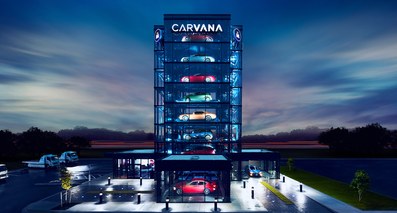 Carvana s Car Vending Glass Tower Makes Michigan Debut DBusiness