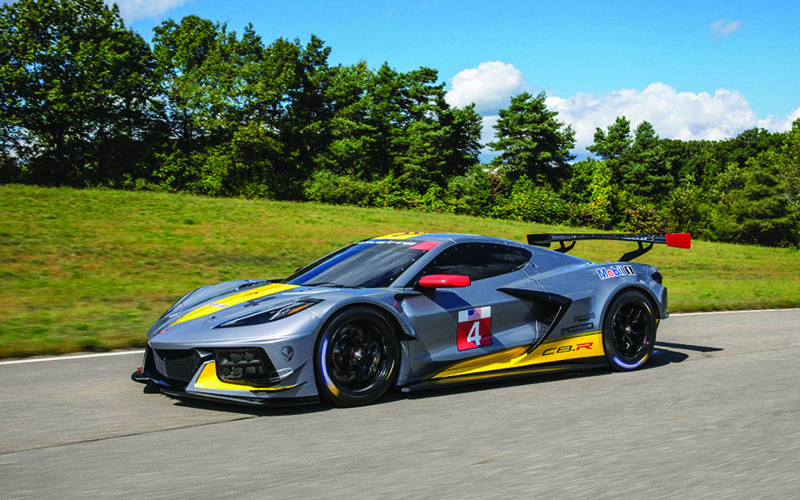 The Corvette C8.R is Chevy’s first mid-engine GTLM race car. T