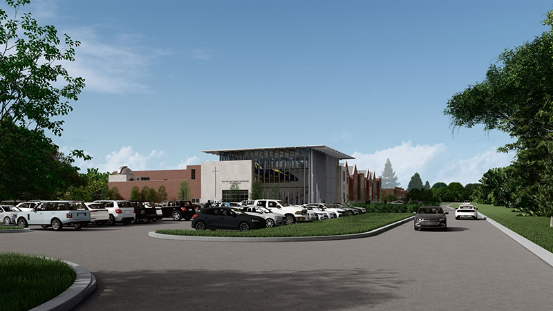 Detroit Catholic Central High School announced a $35 million, 57,000-square-foot STEM Center to prepare its students for the 21st century workforce. // Courtesy of Detroit Catholic Central High School