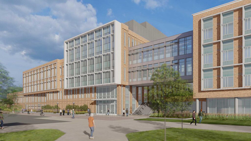 The U-M Board of Regents has approved plans for the Leinweber Computer Science and Information Building on the school's North Campus. // Courtesy of U-M Architecture, Engineering and Construction