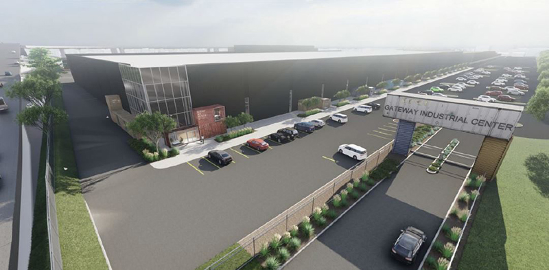 Innovo Development Group has broken ground on a 425,000-square-foot industrial building on Detroit's west side. // Courtesy of Innovo Development Group