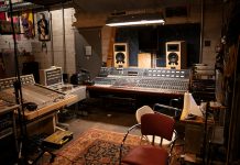 Back Track Sound Waves - A Neve 8028 soundboard at 54 Sound in Ferndale, right, is one of a few still in use. To the left of the Neve is a recorder the studio uses to digitize master tape recordings. // Photograph by Sal Rodriguez