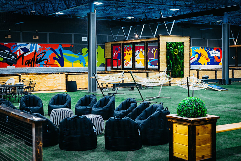 Kudos Taproom & Fieldhouse has opened its doors in Taylor, bringing eating and entertainment together in one 60,000-square-foot venue. // Courtesy of Kudos Taproom & Fieldhouse