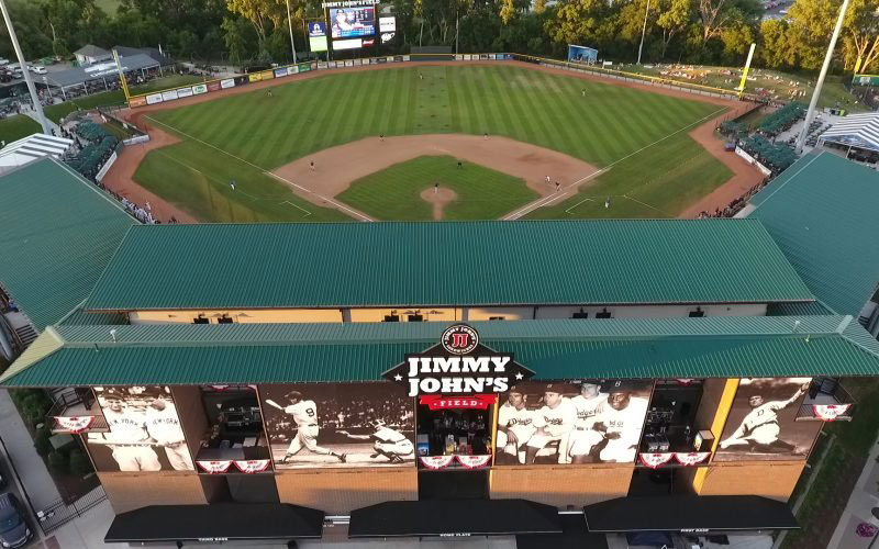 Opening Day for the USPBL season at Jimmy John’s Field in Utica is Friday. // Courtesy of USPBL