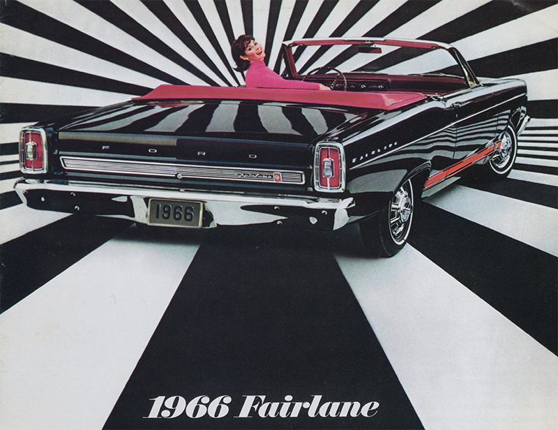 advertisement for a 1966 ford fairlane