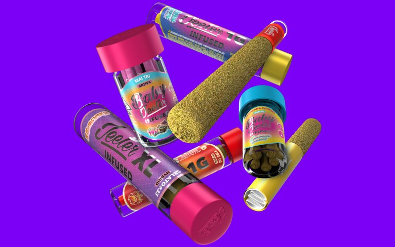 Jeeter is launching its infused cannabis pre-roll products in Michigan starting Friday, June 3 at more than 45 dispensaries statewide. // Courtesy of Jeeter