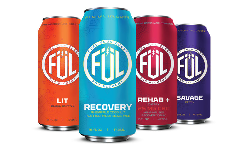 FÜL is a new brand of non-alcoholic beer and naturally flavored sports drinks produced locally. // Courtesy of FÜL