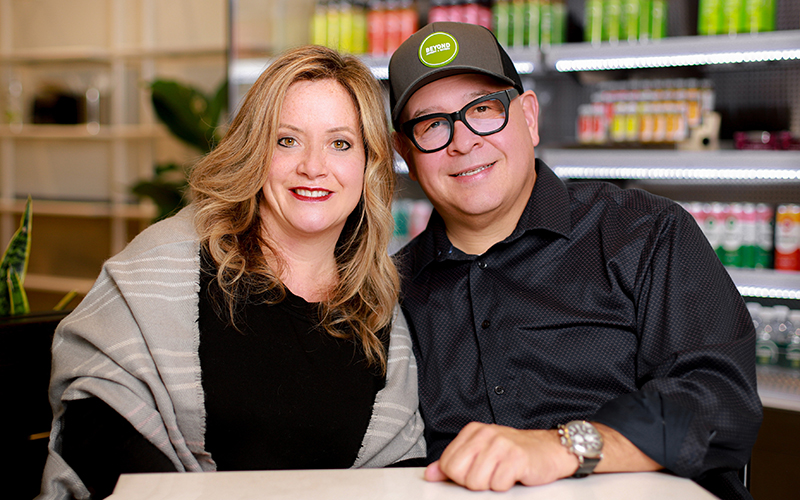 Beyond Juicery + Eatery founders Pam Vivio and Mijo Alanis are planning to open a new location in Commerce Township in 2023. // Courtesy of Beyond Juicery + Eatery