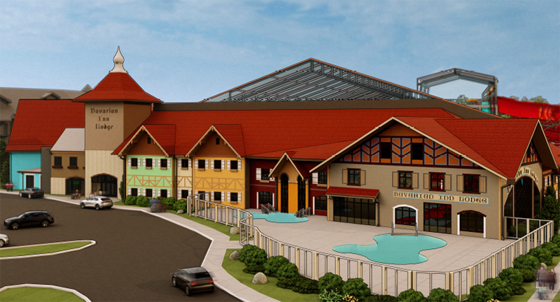 Frankenmuth's Bavarian Inn will expand its indoor waterpark and family entertainment offerings in an $80 million renovation. // Courtesy of  ADCI