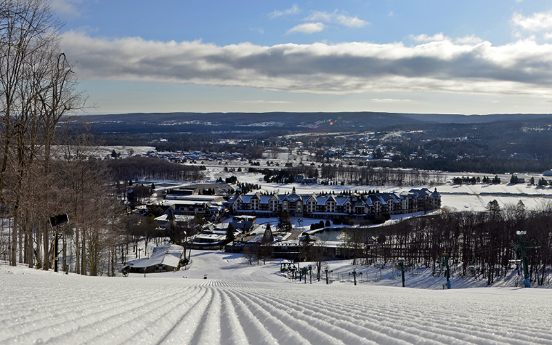 Boyne Mountain is opening its slopes for the winter season on Thanksgiving Day. // Courtesy of Boyne Resorts