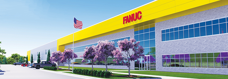 A rendering of the west campus, expected to open in the spring of 2024. // Courtesy of FANUC America