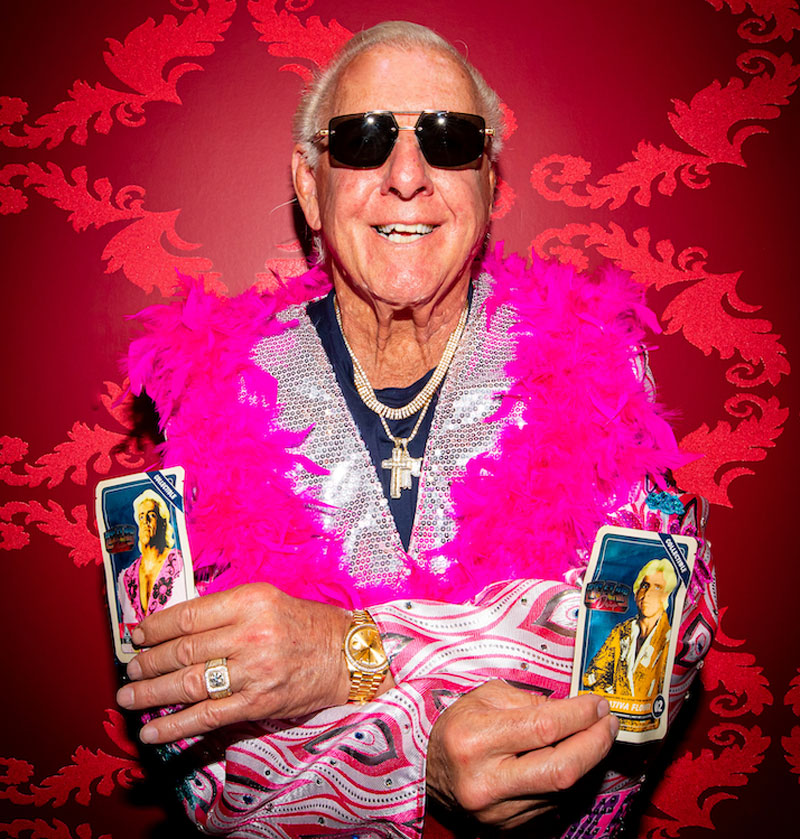 Former wrestling champion Ric Flair is bringing his Ric Flair Drip cannabis products to Michigan. // Courtesy of Ric Flair Drip