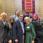 Front - Perry Ohren, Rebecca Steinbock, Roger Kushner, Carrie Kushner, Sophie Steinbock; Back - Rayna Kushner, Eric Kushner, Claire Steinbock