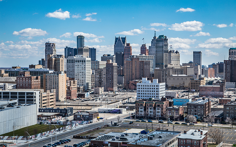 ConsumerAffairs ranked Detroit as the most affordable city with more than 500,000 citizens in the entire country. // Stock Photo