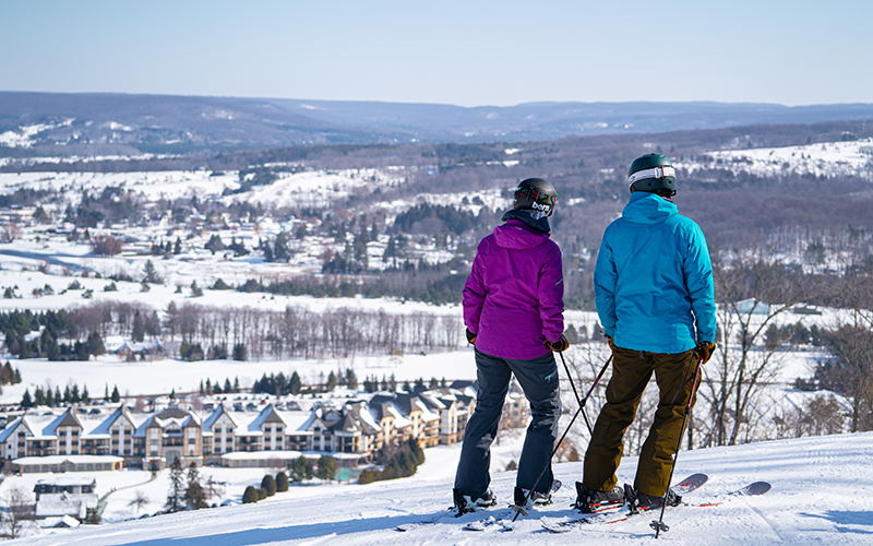 Up and Down - Boyne Mountain Resort offers panoramic views of Boyne Falls, Avalanche Bay Indoor Waterpark, two golf courses, and more. // All photos courtesy of Boyne