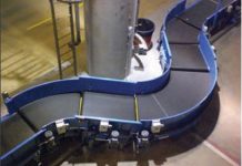 Roseville’s Ultimation Adds Portec Belt Curves, Conveyors to Portfolio Converyor belt in action