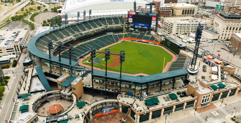 Comerica Park - Home of the Detroit Tigers