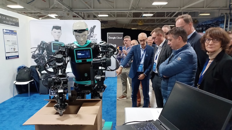 Stellantis Hosts Factory Booster Day in Detroit, Includes Forklift Simulator