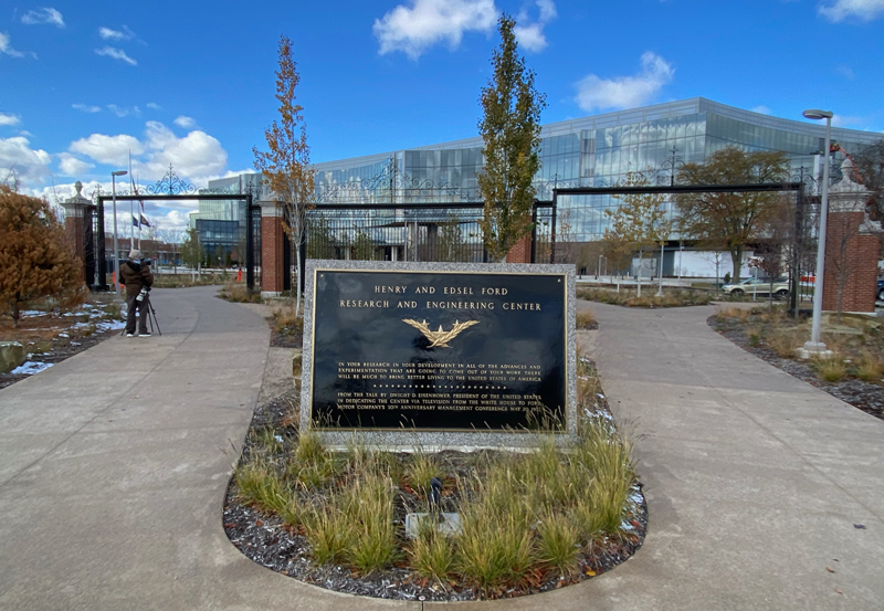 Engineering Center along Oakwood Boulevard, now known as the Henry Ford II World Center campus.
