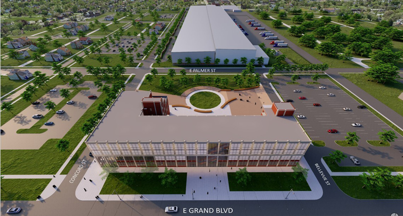 City of Detroit Unveils Plans for $50M Redevelopment of Packard Plant Site