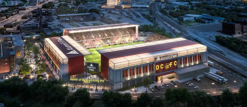 Barton Malow Named Construction Manager of AlumniFi Field in Detroit