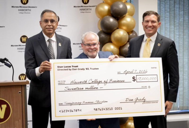 Business School at Western Michigan University Receives Record $17M Donation