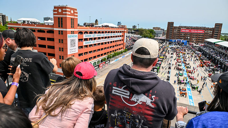 This Weekend's Detroit Grand Prix Offering New Bird's Eye Views of Racing Action